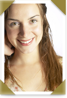 stock photo of a woman on a white background